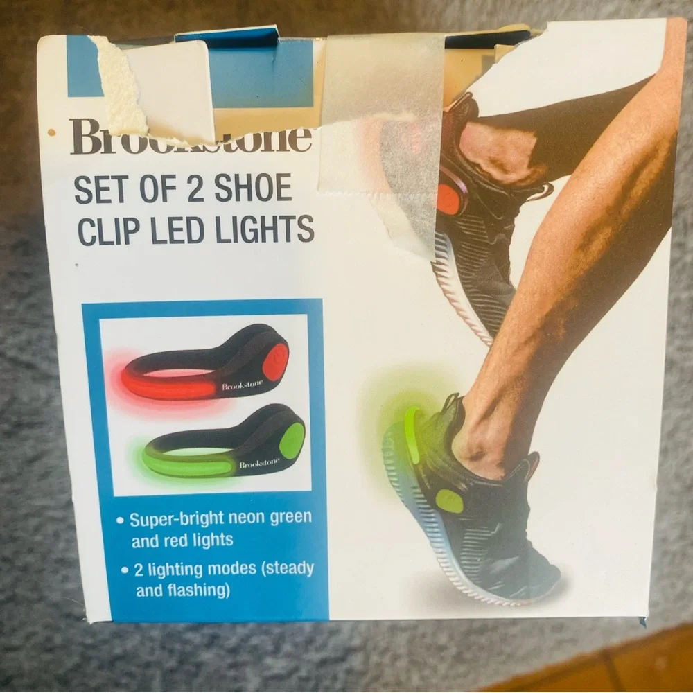 Set Of 2 Shoe Clip LED Lights Super Bright Running Lights For Shoes